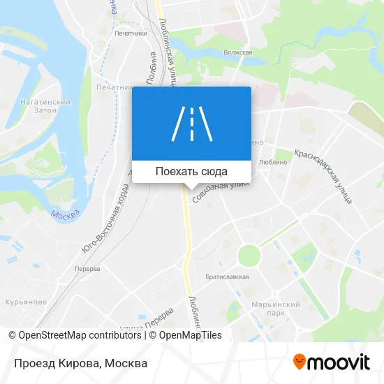 Карта Проезд Кирова