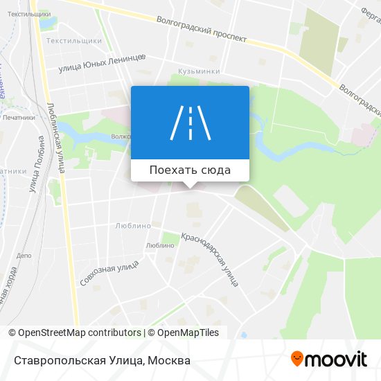 Карта Ставропольская Улица
