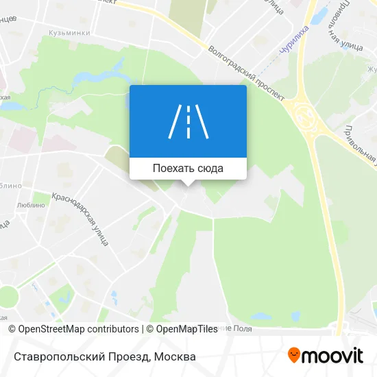 Карта Ставропольский Проезд