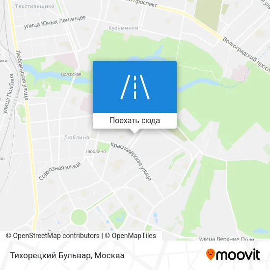 Карта Тихорецкий Бульвар