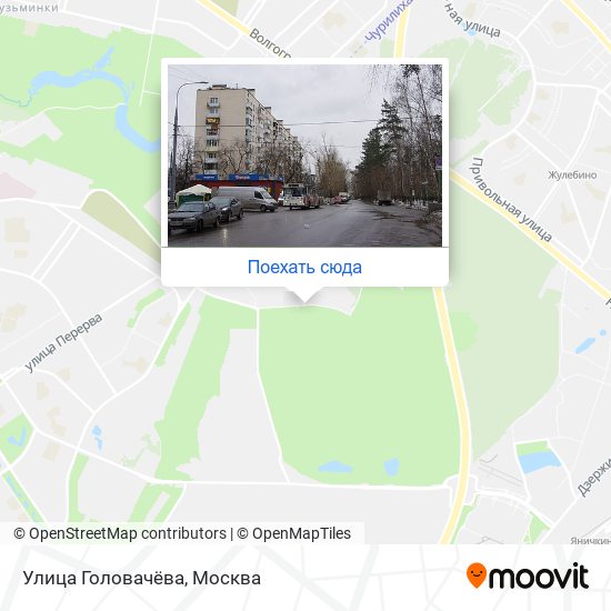 Карта Улица Головачёва