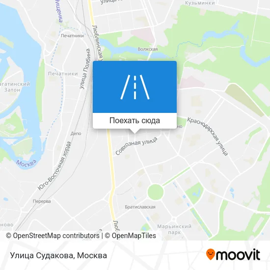 Карта Улица Судакова