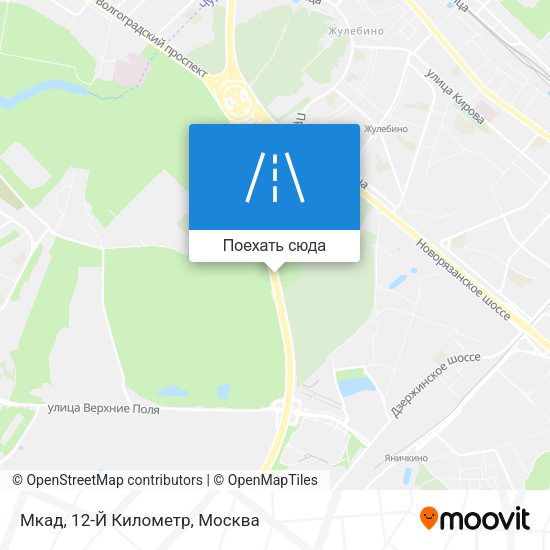 Карта Мкад, 12-Й Километр