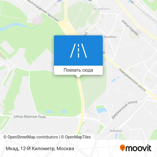 Карта Мкад, 12-Й Километр