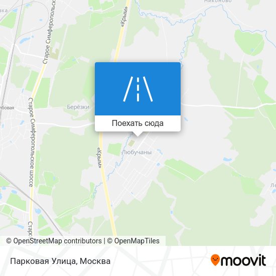 Карта Парковая Улица