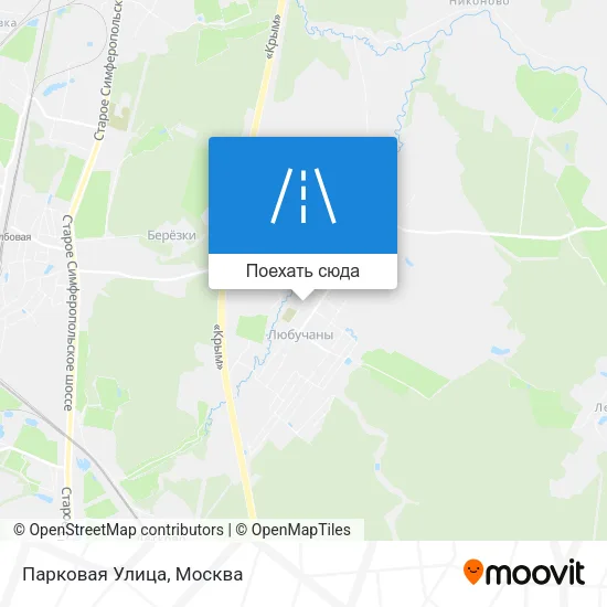 Карта Парковая Улица