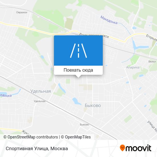 Карта Спортивная Улица