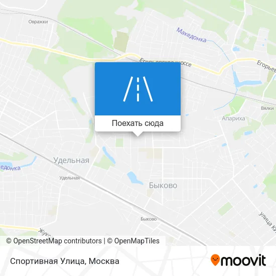 Карта Спортивная Улица