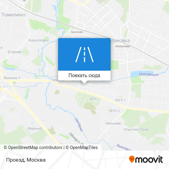 Карта Проезд