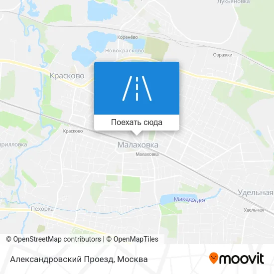 Карта Александровский Проезд