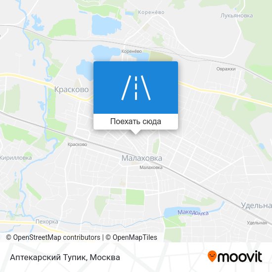 Карта Аптекарский Тупик