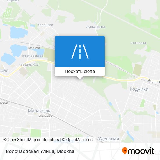 Карта Волочаевская Улица