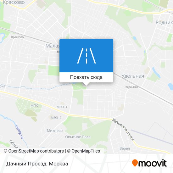 Карта Дачный Проезд