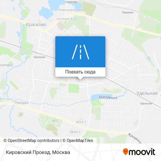 Карта Кировский Проезд
