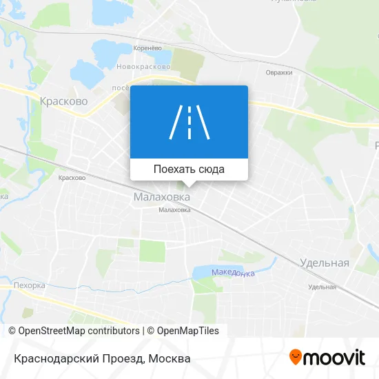 Карта Краснодарский Проезд