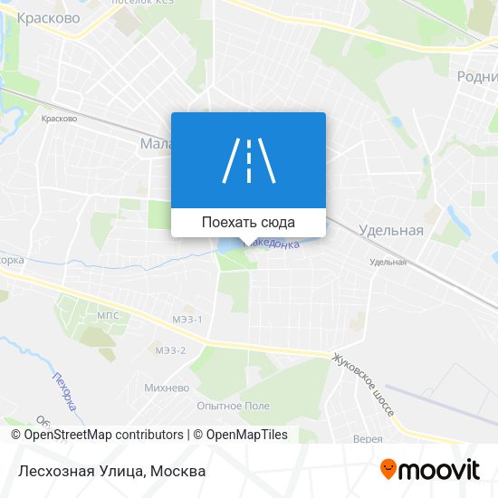 Карта Лесхозная Улица