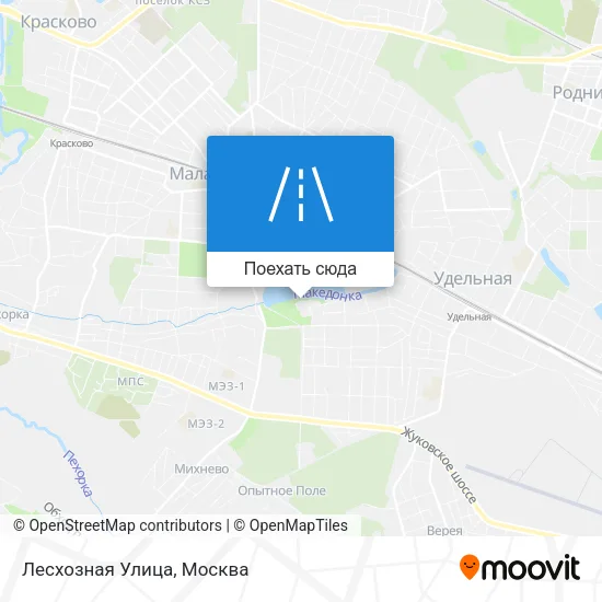 Карта Лесхозная Улица
