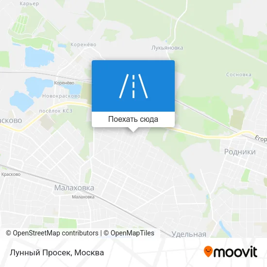 Карта Лунный Просек