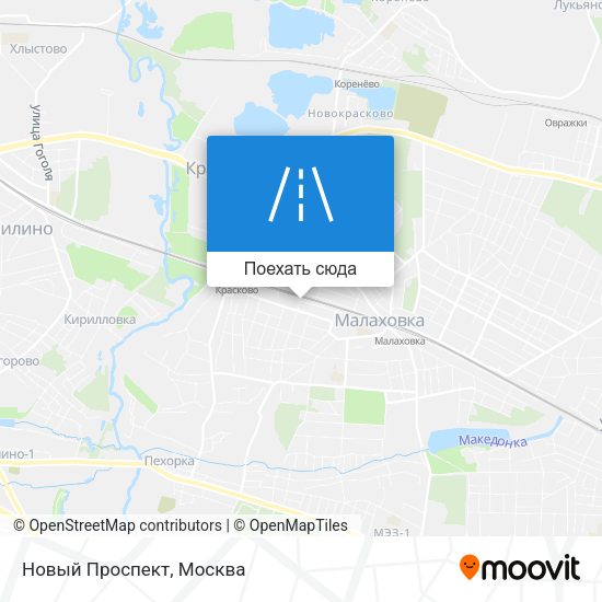 Карта Новый Проспект