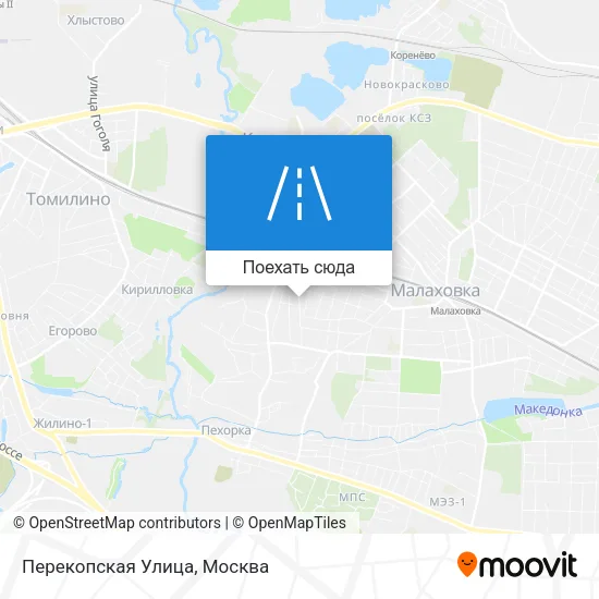 Карта Перекопская Улица
