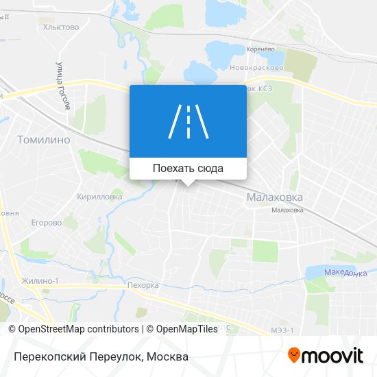 Карта Перекопский Переулок