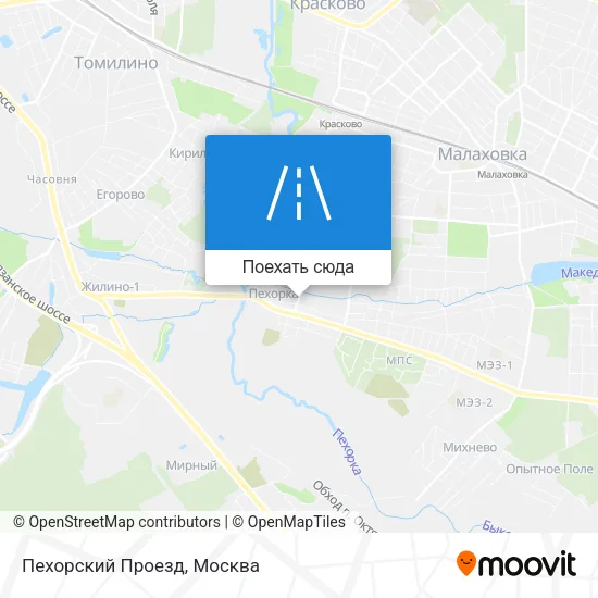 Карта Пехорский Проезд