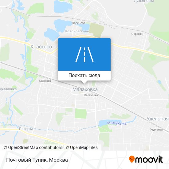 Карта Почтовый Тупик