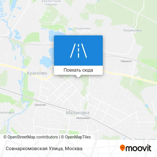 Карта Совнаркомовская Улица