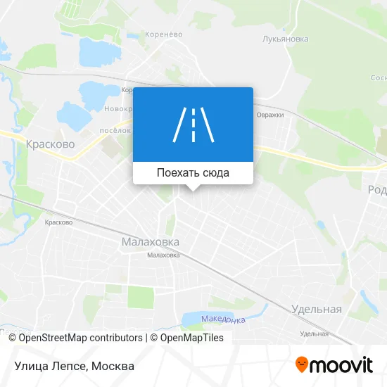 Карта Улица Лепсе