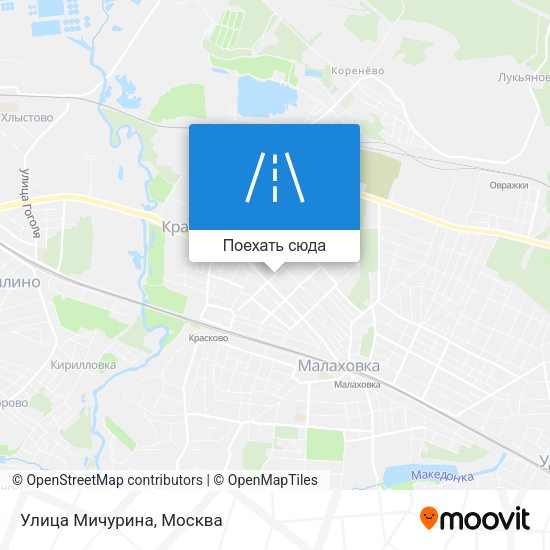 Карта Улица Мичурина