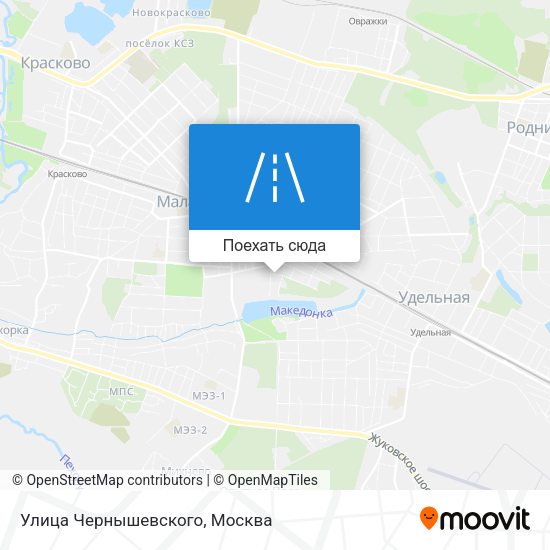Карта Улица Чернышевского