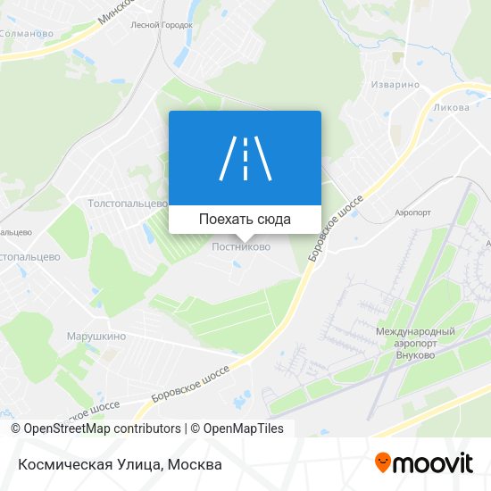 Карта Космическая Улица