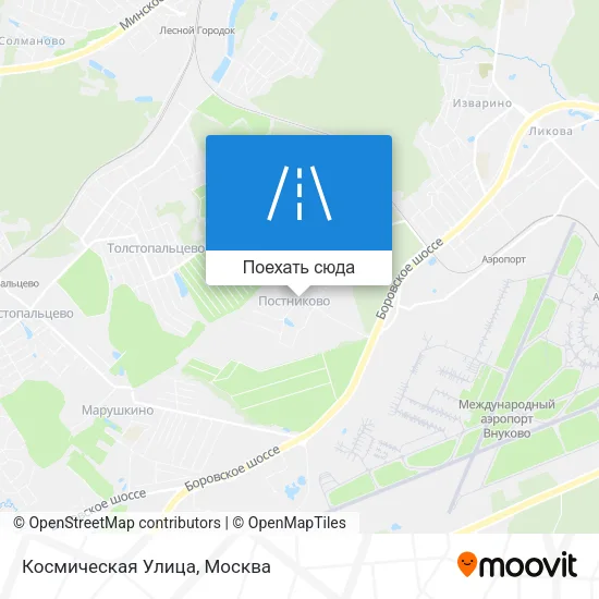 Карта Космическая Улица