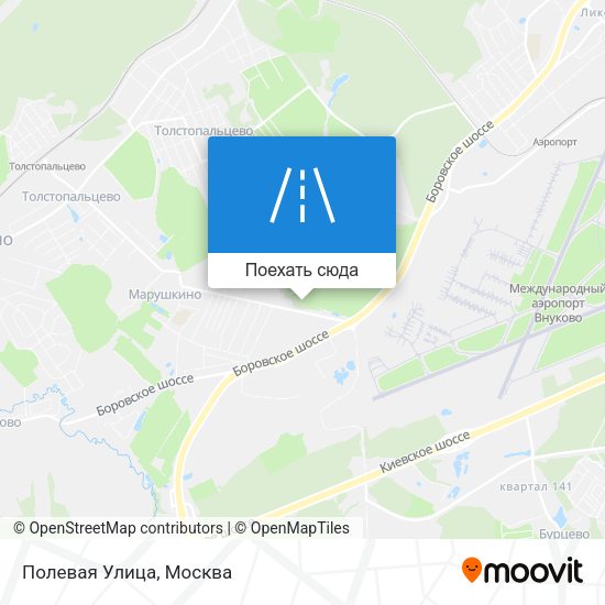 Карта Полевая Улица