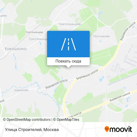 Карта Улица Строителей