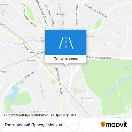 Карта Гостиничный Проезд
