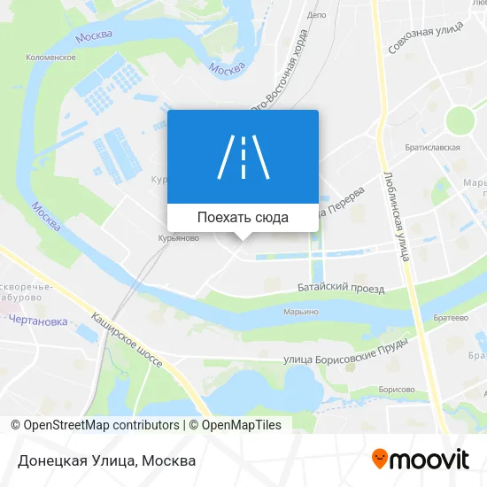 Карта Донецкая Улица