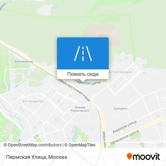 Карта Пермская Улица