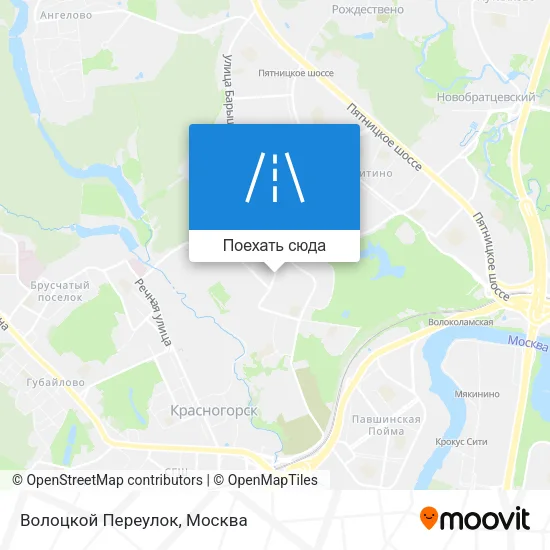 Карта Волоцкой Переулок