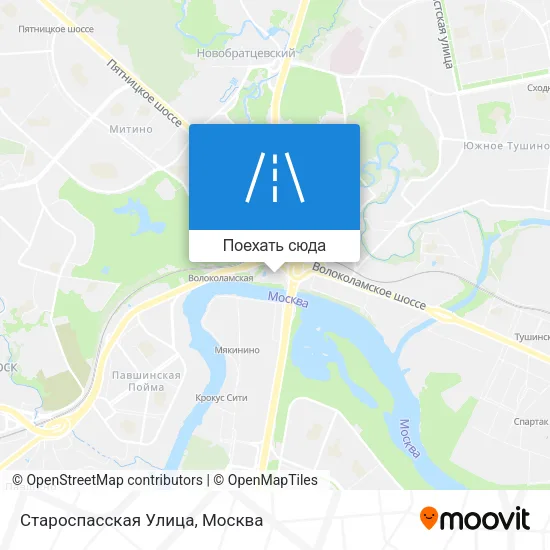 Карта Староспасская Улица