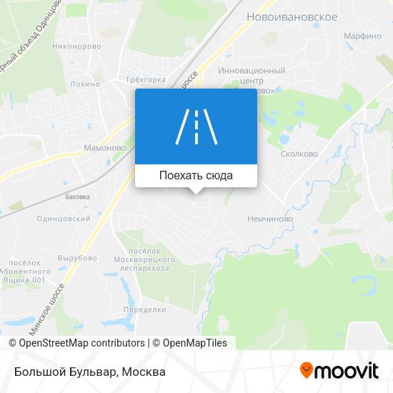 Карта Большой Бульвар