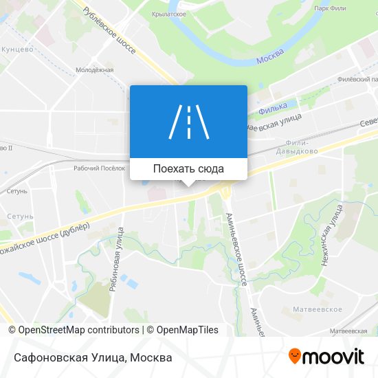 Карта Сафоновская Улица