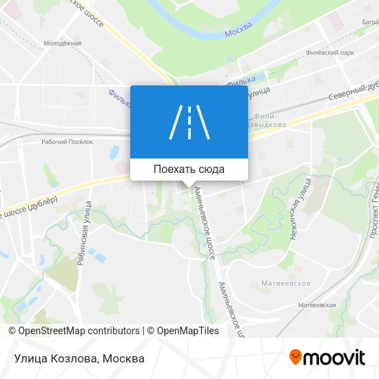 Карта Улица Козлова