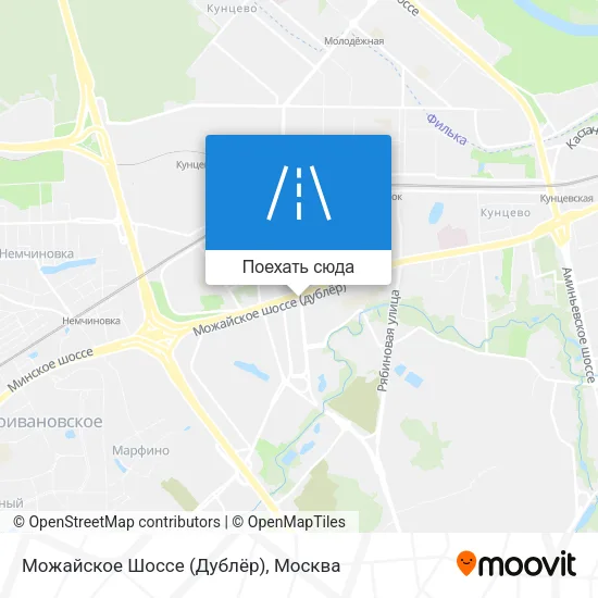 Карта Можайское Шоссе (Дублёр)