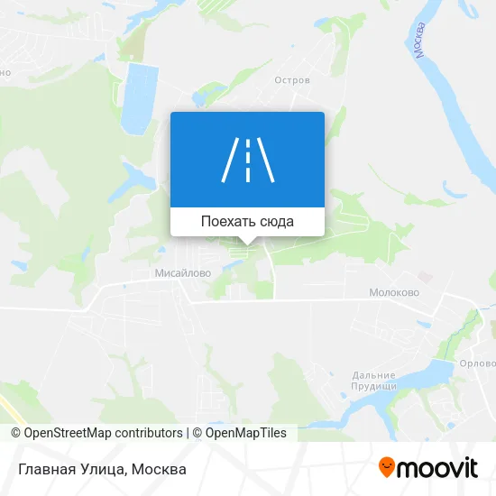 Карта Главная Улица