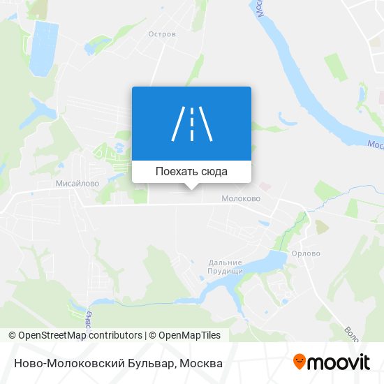 Карта Ново-Молоковский Бульвар