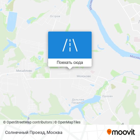 Карта Солнечный Проезд