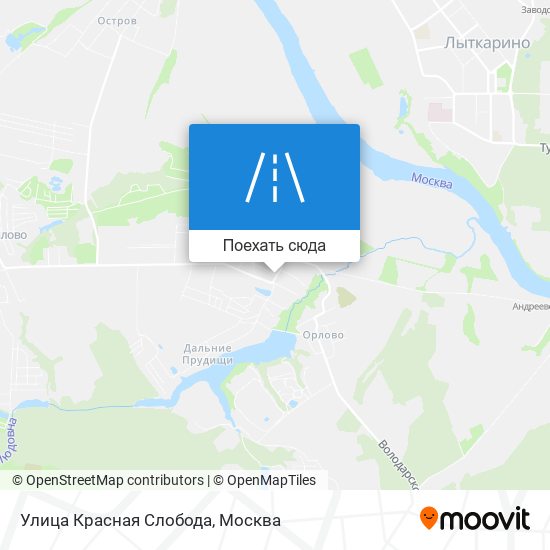 Карта Улица Красная Слобода