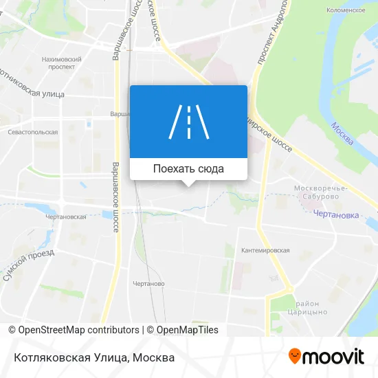 Карта Котляковская Улица
