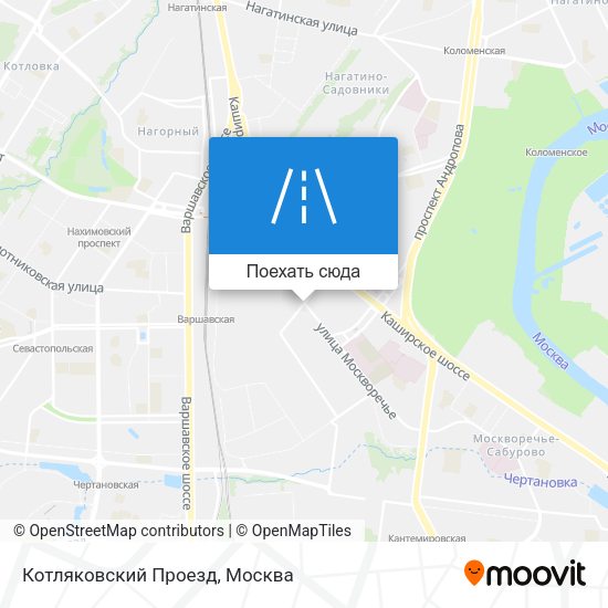 Карта Котляковский Проезд